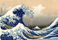 Hokusai - La grande vague de Kanagawa (1831)