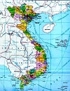 carte du Viet-Nam